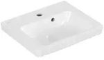 Villeroy & Boch Subway 2.0 - Eckhandwaschbecken 45x37 Cm, Mit &Uuml;berlauf, 1 Hahnloch,