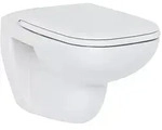 D-code Wand-wc 545x355x355mm, Wei&szlig; Hochglanz, 4,5l, Tiefsp&uuml;ler, Geschlossen,