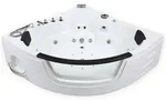 Home Deluxe - Whirlpool Badewanne Mit Lichttherapie Laguna L - 157 X 157 Cm...