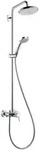 Croma Showerpipe 220mm 1jet 16l/min Mit Einhebelmischer, Chrom - Hansgrohe