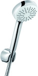Kludi - Logo - Duschkopfset Mit Halter Und Schlauch, Chrom 6801005-00