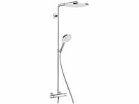 Hansgrohe - Raindance Select s 300 2jet Showerpipe mit Thermostat, 27133, Farbe: