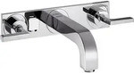 Axor Citterio 3-loch Waschtischarmatur Unterputz, - Hansgrohe