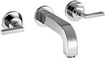 Axor Citterio 3-loch Waschtischarmatur Unterputz, - Hansgrohe
