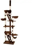 Dibea - Lionto Kratzbaum H&ouml;henverstellbar, H&ouml;he 230-250 Cm, Braun/beige