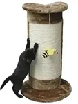 Kerbl Eck-katzenbaum Braun 58 Cm Robust Sisal