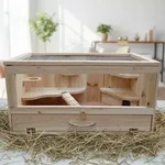 K&auml;fig Aus Holz Hamsterk&auml;fig M&auml;usek&auml;fig Rattenk&auml;fig Nagerstall Gehege Wow