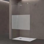 Doporro Luxus Duschwand F&uuml;r Dusche Duschabtrennung 80x200cm Walk-in Dusche 8mm