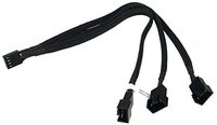 Phobya 4 Pins Pwm Auf 3 X 4 Pins Pwm 30 Cm Kabel - Stecker/buchse, Molex (4 Pins),