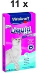 Vitakraft - Katzensnack Cat Liquid Snack Lachs - 11 X 90g