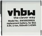 Vhbw Akku Ersatz F&uuml;r Sony Np-fg1, Np-bg1 F&uuml;r Kamera (950 Mah, 3,6 V, Li-ion)