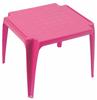 Kindertisch, 50x50 cm, pink Vollkunststoff, Monoblock, stapelbar