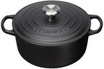 Br&auml;ter Rund Sig 20 Cm Schwarz - Le Creuset