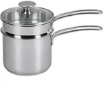 Kuchenprofi Topf F&uuml;r Wasserbad, 1,5 L + 1,0 L, Durchmesser 15,5 Cm