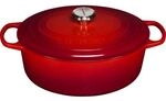 Le Creuset - Signature Br&auml;ter Oval 31 Cm Kirschrot