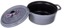 Staub - Cocotte Rund Graphitgrau 24 Cm