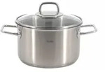 Fissler Hamburg&reg; Kochtopf Induktion Mit Glasdeckel Edelstahl 24 Cm &Oslash; 5,8
