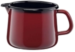 Riess Schnabeltopf &Oslash;12cm 1 Liter Nouvelle Rosso Extra Stark Emaille