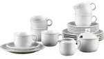 Kaffeeservice Compact Uni 482-122 20tlg Wei&szlig; - Seltmann Weiden