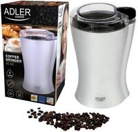 Elektrische Kaffeem&uuml;hle 150w 70gr Kapazit&auml;t Mit 2 Edelstahlklingen Adler Ad443