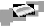 Centro Aufsatzwaschtisch 3055 600x500x40 Mm, - Kaldewei