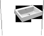 Kaldewei - Puro Wandwaschtisch 3164 600x460x120 Mm, 901406003001