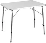 Campingtisch Klappbar Klapptisch Camping Beine H&ouml;henverstellbar 80x54cm Holz Alu
