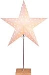Star Trading - Star Leo Standleuchte, Papier, Beige/braun, 60 X 43 Cm