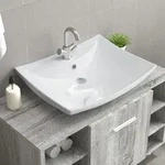Vidaxl - Luxuri&ouml;ses Keramik-waschbecken Rechteckig Mit &Uuml;berlauf Und Hahnloch