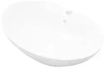 Luxury Ceramic Basin Oval With Overflow And Faucet Hole