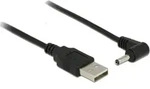 Delock Usb-stromkabel Usb-a Stecker, Dc Stecker 3,5 Mm 1.50 M Schwarz 83577