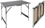 Universaltisch, Campingtisch, Ma&szlig;e 100 X 60 Cm 4 Fach H&ouml;henverstellbar (75,...