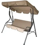 Hollywoodschaukel Florida 3-sitzer, Grau/creme