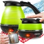 Premium Cr 1265 Elektrischer Wasserkocher 0,5 L 750 W Schwarz, Gr&uuml;n - Camry