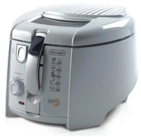 De Longhi F28211 Fritteuse, 1 L, Einzeln, Wei&szlig;, Unabh&auml;ngig, 1800 W