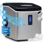 Klarstein - Mr. Black-frost Eismaschine 150w Edelstahl Schwarz 15kg