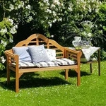 Casaria&reg; Gartenbank Wetterfest Holz Fsc&reg;-zertifiziert 320kg Belastbar 2-sitzer