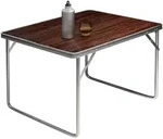 Casaria&reg; Campingtisch Klappbar Camping Klapptisch Holz Alu 80x60cm Mit Tragegriff