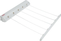 Metaltex Portofino Wandw&auml;schest&auml;nder 5 Nylon-schn&uuml;re 4,2 M