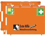 Erste Hilfe Koffer Beruf Spezial Metallverarbeitung B400xh300xt150ca.mm Orange