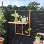 Casaria&reg; Balkontisch Klappbar Wetterfest Holz Fsc&reg;-zertifiziert 40kg Belastbarkeit