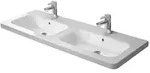 Doppelwaschtisch Durastyle 130x48 Cm Mit &Uuml;berlauf, Mit - Duravit