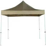 Trendline - Faltpavillon Taupe 2,95 X 2,95 M Gartenpavillon Gartenzelt Festzelt