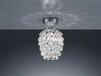 Trio - Kleine Deckenleuchte Petty Mit Kristall Behang Aus Acryl, &Oslash; 20cm