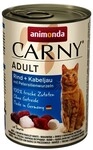 Animonda Carny Adult Katzennassfutter Getreidefrei 400 G Rind, Kabeljau &