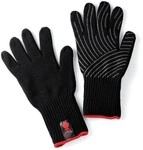 Weber - Grillhandschuh-set (s/m) Mit Silikon-grifffl&auml;chen, Schwarz