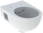 Renova Wand-wc Tiefsp&uuml;ler, Teilgeschlossene Form, Rimfree Tiefe 53cm, Wei&szlig;/keratect