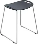 Duschhocker, H:508mm, B:462mm, Anthrazitgrau