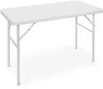 Relaxdays - Gartentisch Klappbar Bastian, Rechteckig H X B X T: 74 X 121,5 X 61,5 Cm,