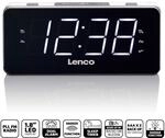Lenco Cr-18 Wecker In Modernem, Ergonomischem Wei&szlig;